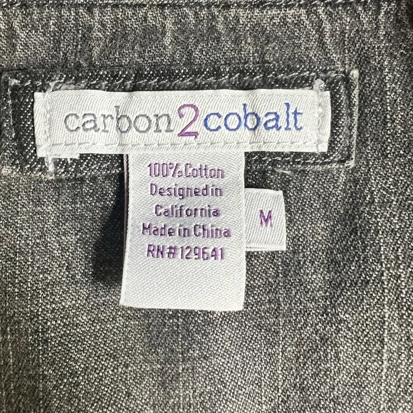 Carbon2Cobalt Gray Denim Dress - Picture 3 of 6
